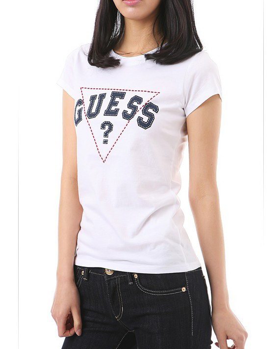 Guess short round collar T woman S-XL-057